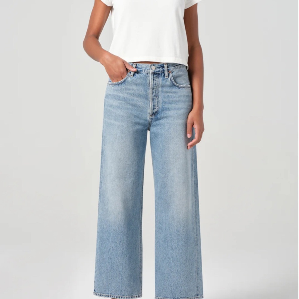Agolde Ren Wide-Leg Jeans - Petite Friendly!